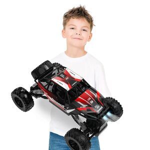 T8  Deerc DE85 Black Red Off-Road 4WD Remote Control Metal Climbing Car